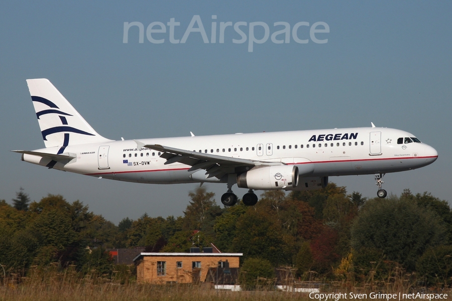 Aegean Airlines Airbus A320-232 (SX-DVW) | Photo 403725