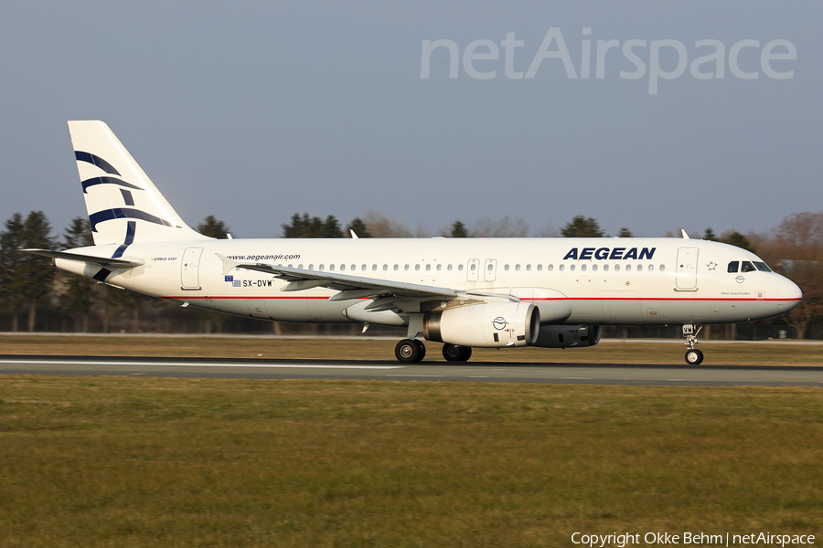 Aegean Airlines Airbus A320-232 (SX-DVW) | Photo 500524