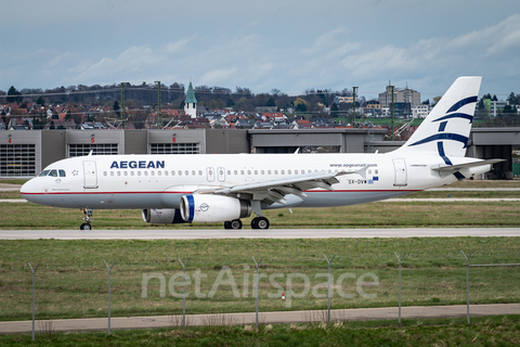 Aegean Airlines Airbus A320-232 (SX-DVW) at  Stuttgart, Germany