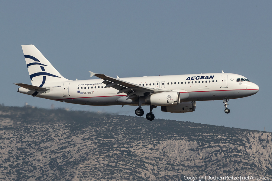 Aegean Airlines Airbus A320-232 (SX-DVX) | Photo 246122