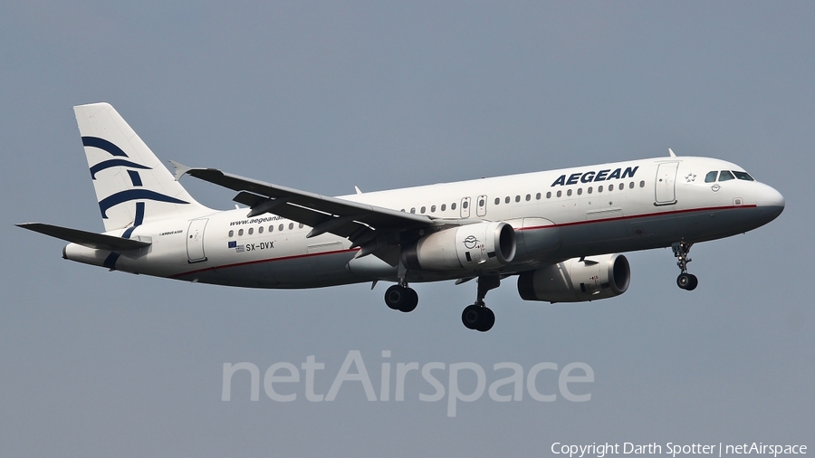 Aegean Airlines Airbus A320-232 (SX-DVX) | Photo 219659