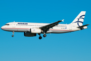 Aegean Airlines Airbus A320-232 (SX-DVX) at  Dusseldorf - International, Germany