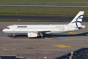 Aegean Airlines Airbus A320-232 (SX-DVX) at  Dusseldorf - International, Germany