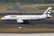 Aegean Airlines Airbus A320-232 (SX-DVX) at  Dusseldorf - International, Germany