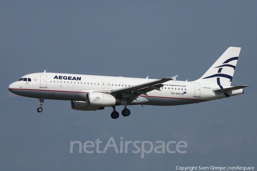 Aegean Airlines Airbus A320-232 (SX-DVX) | Photo 381768