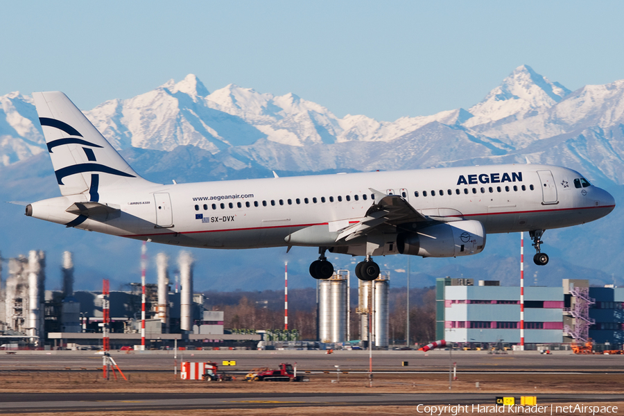 Aegean Airlines Airbus A320-232 (SX-DVX) | Photo 337904