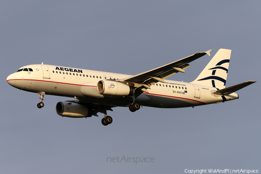 Aegean Airlines Airbus A320-232 (SX-DVX) | Photo 466975