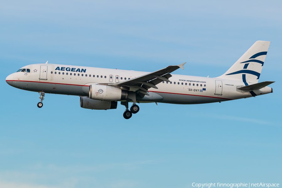 Aegean Airlines Airbus A320-232 (SX-DVY) | Photo 479942