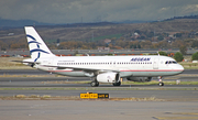 Aegean Airlines Airbus A320-232 (SX-DVY) at  Madrid - Barajas, Spain