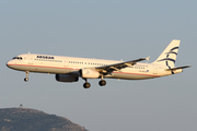 Aegean Airlines Airbus A321-231 (SX-DVZ) at  Athens - International, Greece