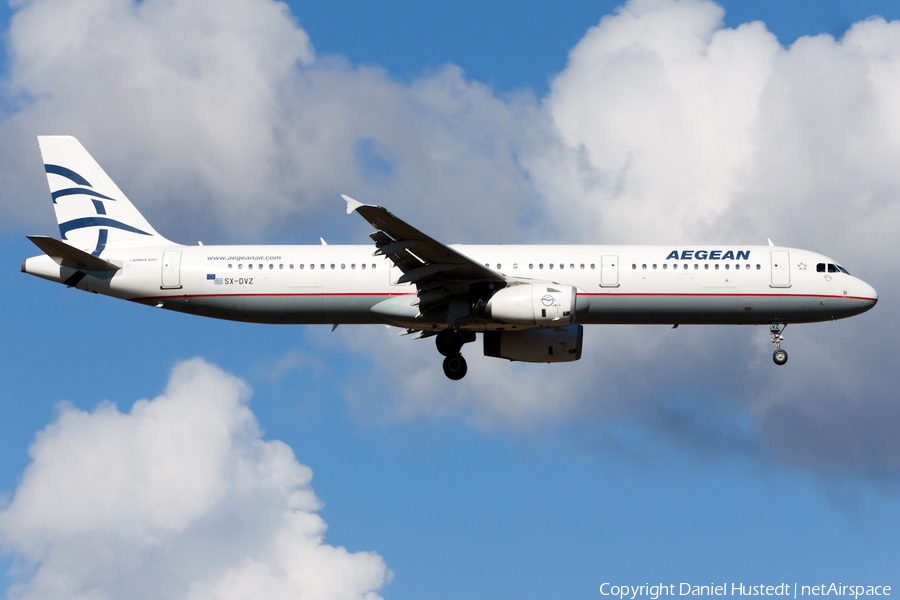Aegean Airlines Airbus A321-231 (SX-DVZ) | Photo 641344