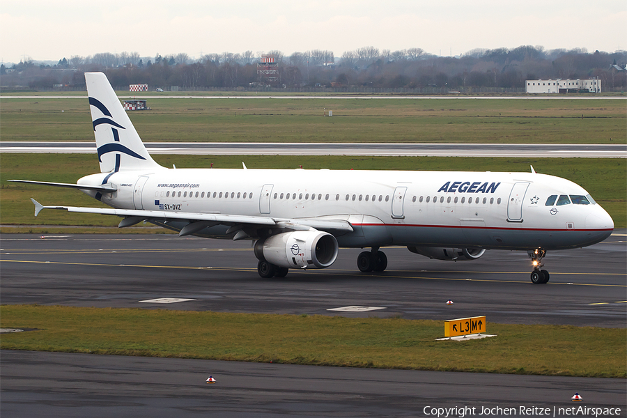 Aegean Airlines Airbus A321-231 (SX-DVZ) | Photo 36001