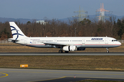 Aegean Airlines Airbus A321-231 (SX-DVZ) at  Frankfurt am Main, Germany