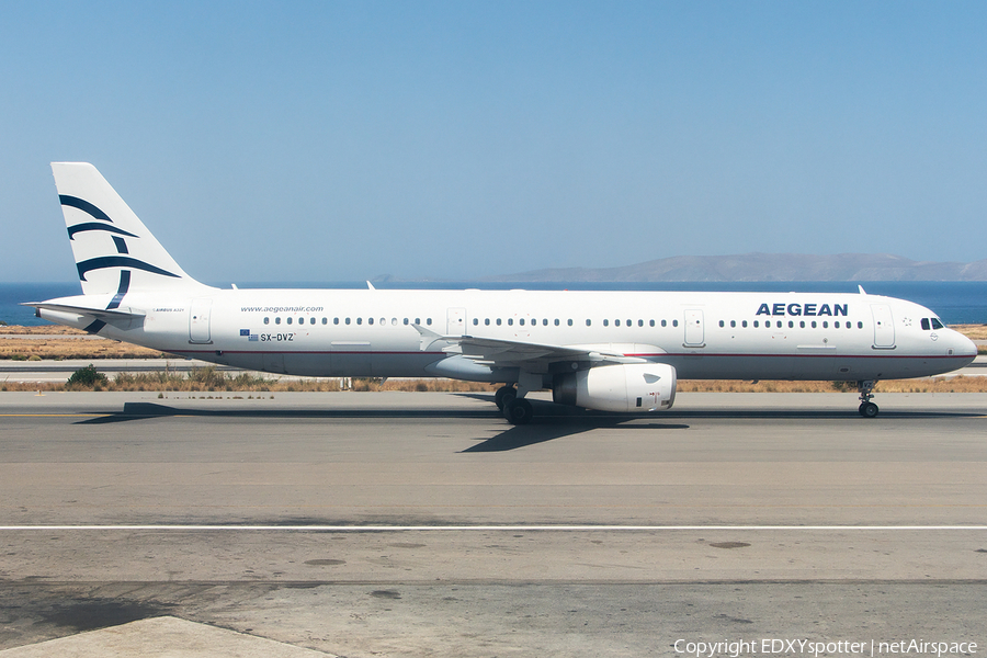 Aegean Airlines Airbus A321-231 (SX-DVZ) | Photo 487960
