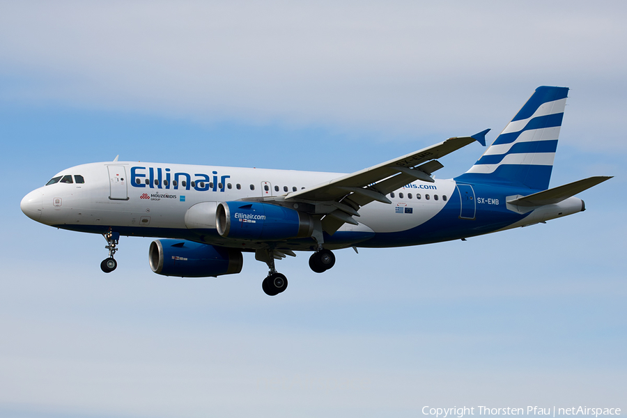 Ellinair Airbus A319-133 (SX-EMB) | Photo 149466