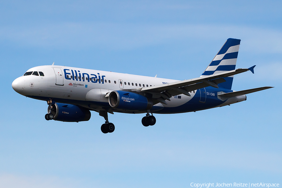 Ellinair Airbus A319-133 (SX-EMB) | Photo 150851