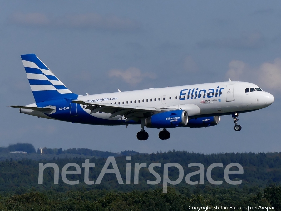 Ellinair Airbus A319-133 (SX-EMB) | Photo 189464