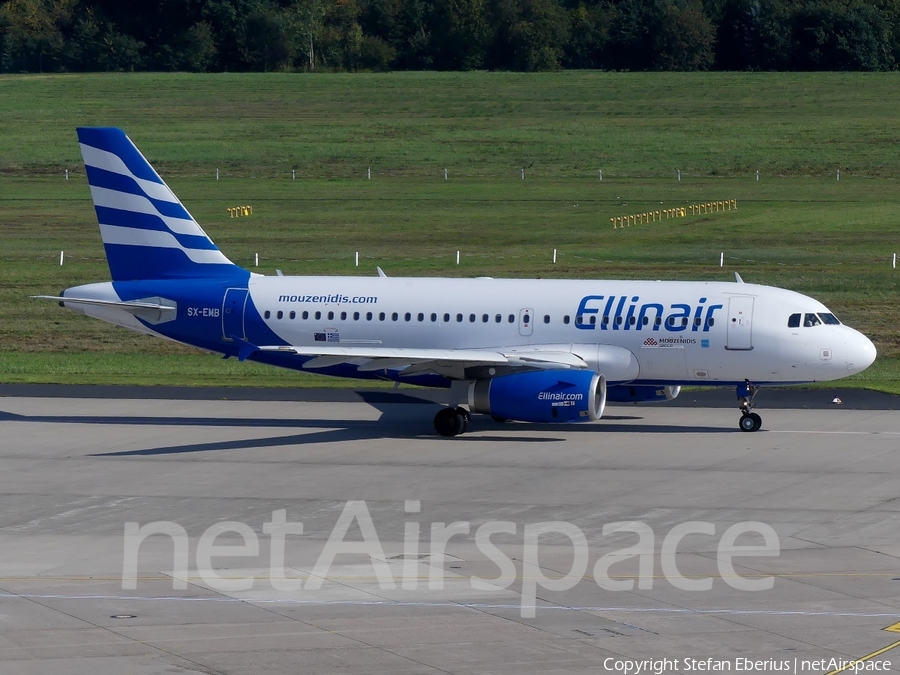 Ellinair Airbus A319-133 (SX-EMB) | Photo 190209