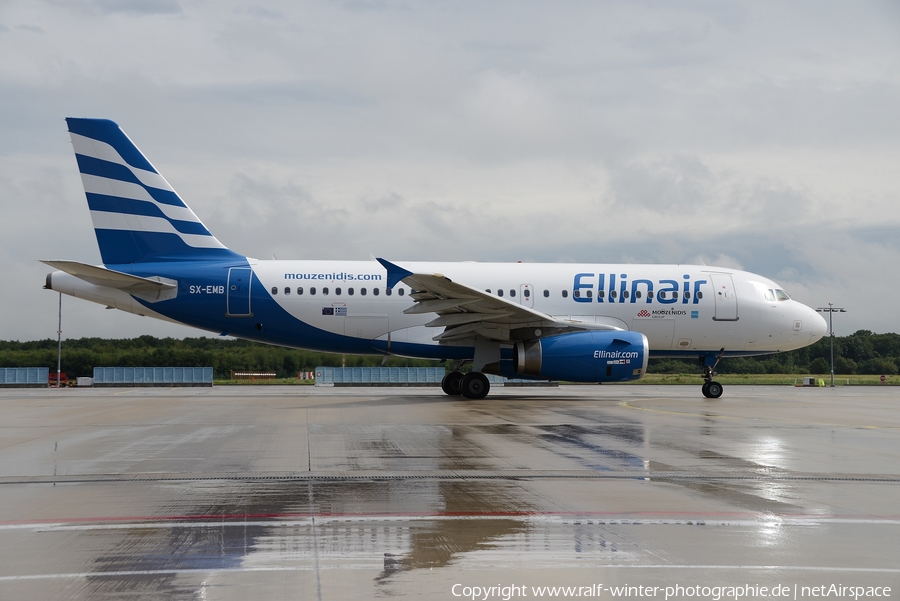 Ellinair Airbus A319-133 (SX-EMB) | Photo 359756