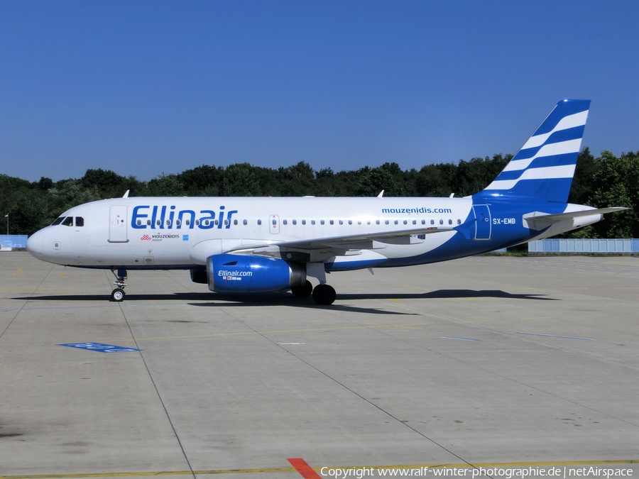 Ellinair Airbus A319-133 (SX-EMB) | Photo 399837