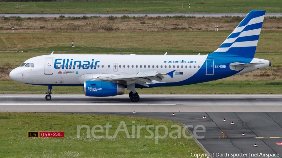 Ellinair Airbus A319-133 (SX-EMB) | Photo 237054