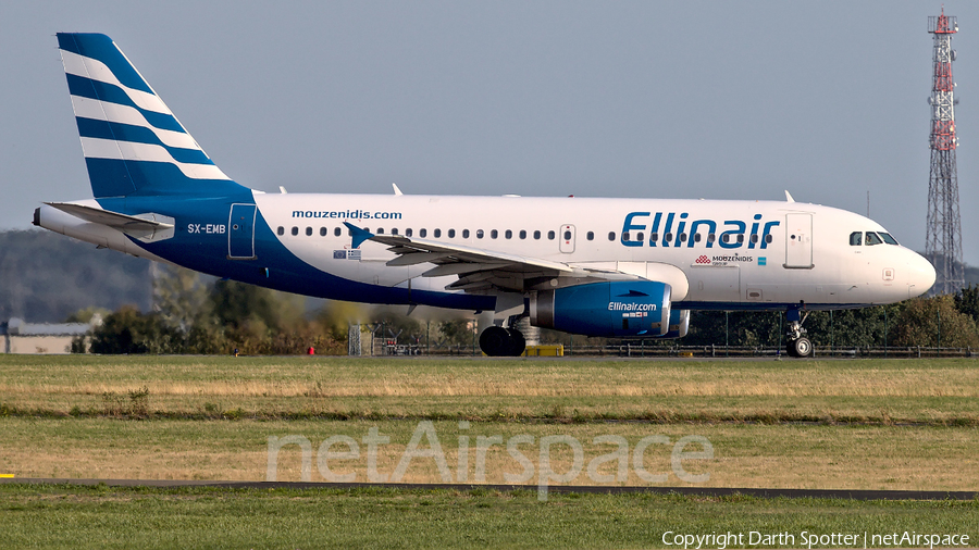 Ellinair Airbus A319-133 (SX-EMB) | Photo 378185