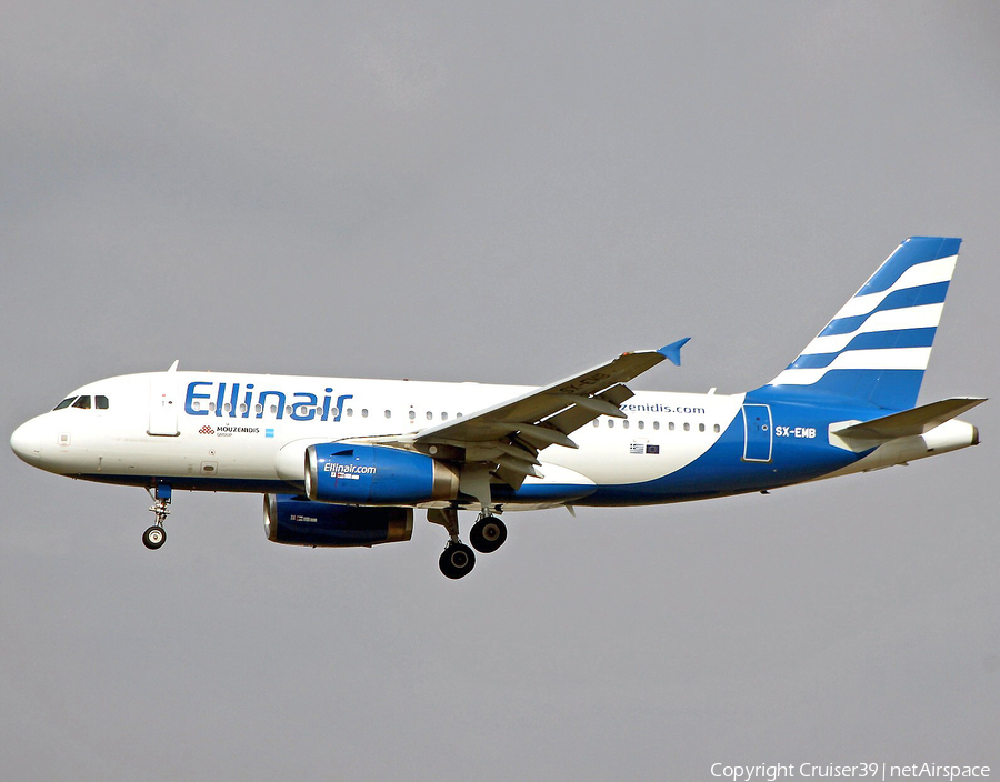 Ellinair Airbus A319-133 (SX-EMB) | Photo 248767