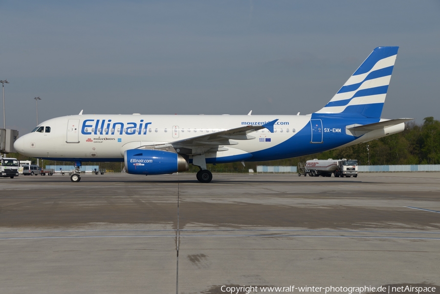 Ellinair Airbus A319-132 (SX-EMM) | Photo 398482