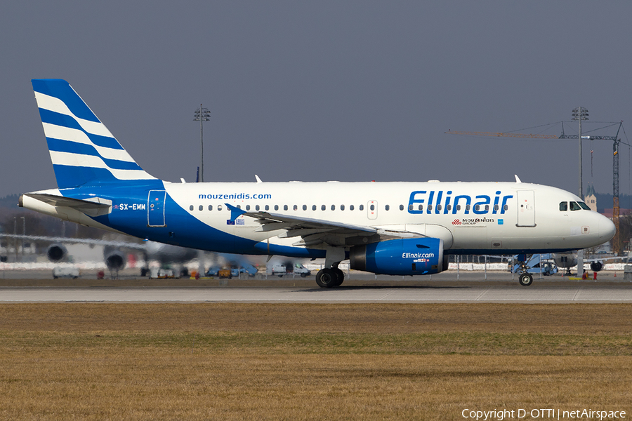 Ellinair Airbus A319-132 (SX-EMM) | Photo 232719
