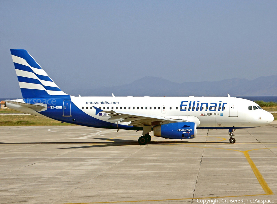 Ellinair Airbus A319-132 (SX-EMM) | Photo 296600