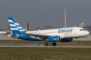 Ellinair Airbus A319-132 (SX-EMM) at  Stuttgart, Germany