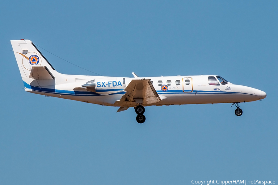 Life Line Aviation Cessna 550 Citation II (SX-FDA) | Photo 408225