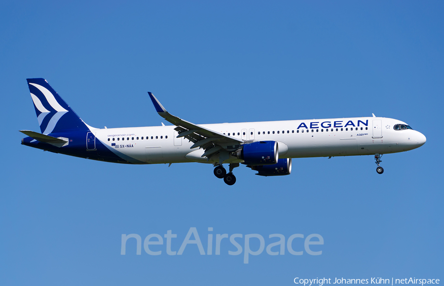 Aegean Airlines Airbus A321-271NX (SX-NAA) | Photo 454614