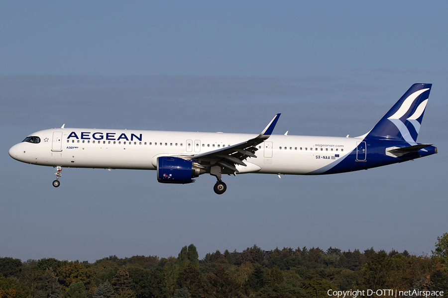 Aegean Airlines Airbus A321-271NX (SX-NAA) | Photo 530662
