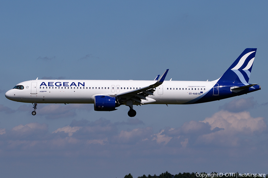 Aegean Airlines Airbus A321-271NX (SX-NAB) | Photo 453633