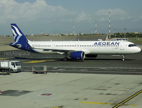 Aegean Airlines Airbus A321-271NX (SX-NAC) at  Rome - Fiumicino (Leonardo DaVinci), Italy
