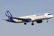 Aegean Airlines Airbus A321-271NX (SX-NAE) at  Warsaw - Frederic Chopin International, Poland