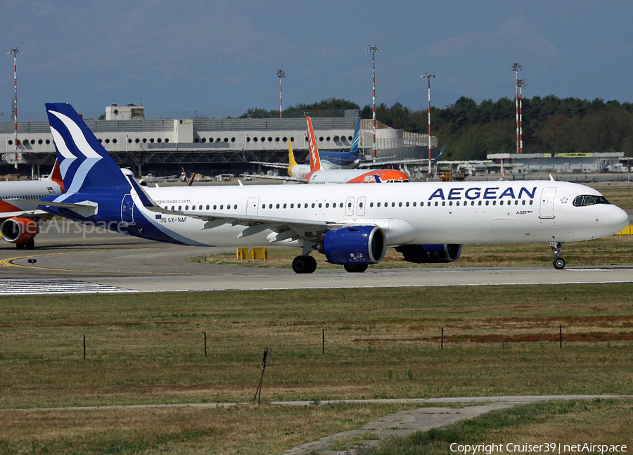 Aegean Airlines Airbus A321-271NX (SX-NAF) | Photo 538430