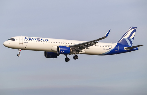 Aegean Airlines Airbus A321-271NX (SX-NAG) at  Hamburg - Fuhlsbuettel (Helmut Schmidt), Germany