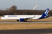 Aegean Airlines Airbus A321-271NX (SX-NAH) at  Dusseldorf - International, Germany