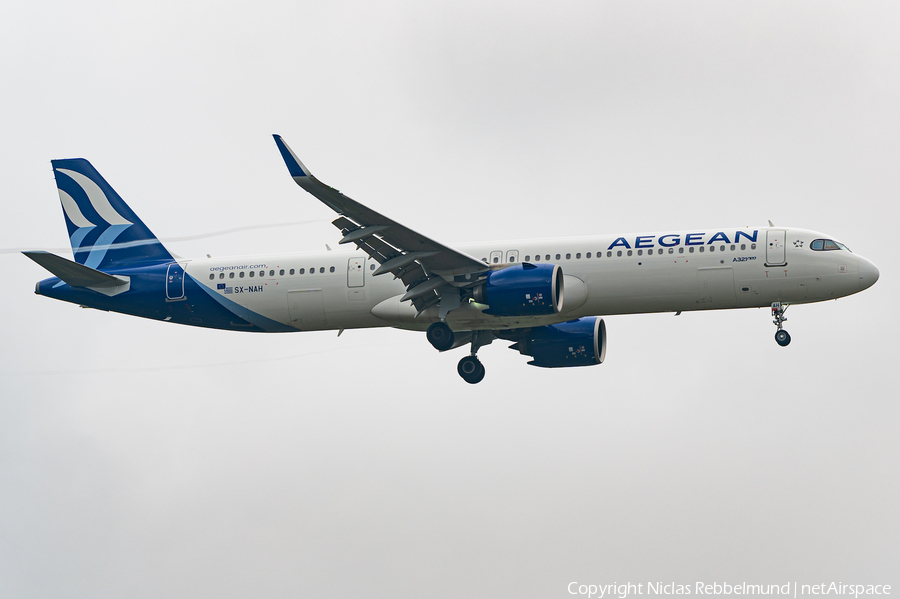 Aegean Airlines Airbus A321-271NX (SX-NAH) | Photo 528434