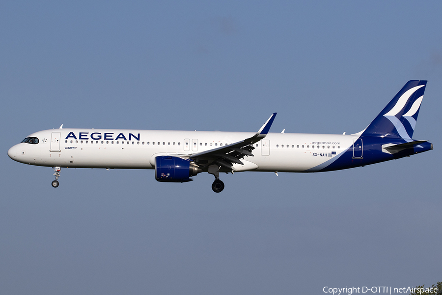 Aegean Airlines Airbus A321-271NX (SX-NAH) | Photo 529851