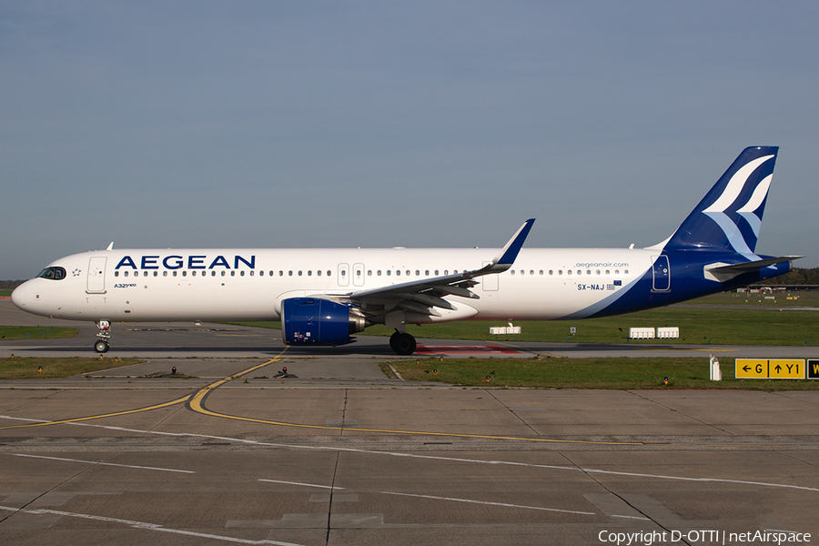 Aegean Airlines Airbus A321-271NX (SX-NAJ) | Photo 532791