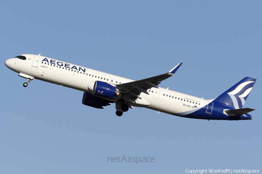 Aegean Airlines Airbus A321-271NX (SX-NAJ) | Photo 542578