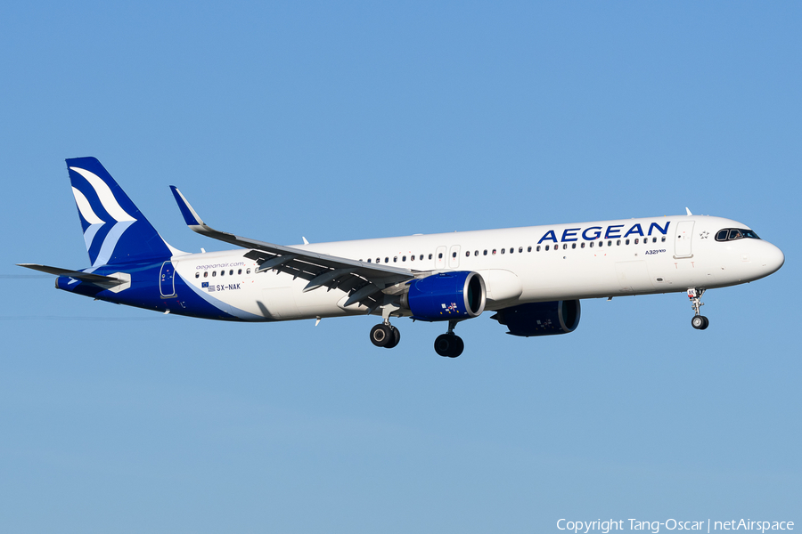 Aegean Airlines Airbus A321-271NX (SX-NAK) | Photo 537258