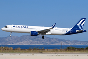 Aegean Airlines Airbus A321-271NX (SX-NAL) at  Rhodes, Greece