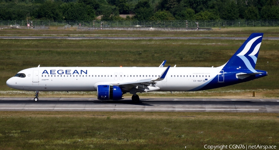 Aegean Airlines Airbus A321-271NX (SX-NAP) | Photo 681756