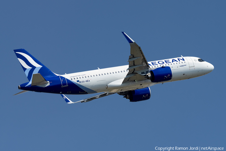 Aegean Airlines Airbus A320-271N (SX-NEA) | Photo 399830