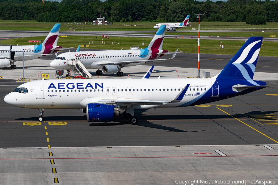 Aegean Airlines Airbus A320-271N (SX-NEA) | Photo 451954
