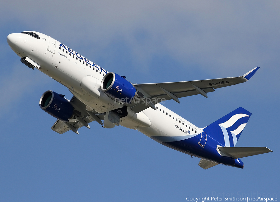 Aegean Airlines Airbus A320-271N (SX-NEA) | Photo 380653